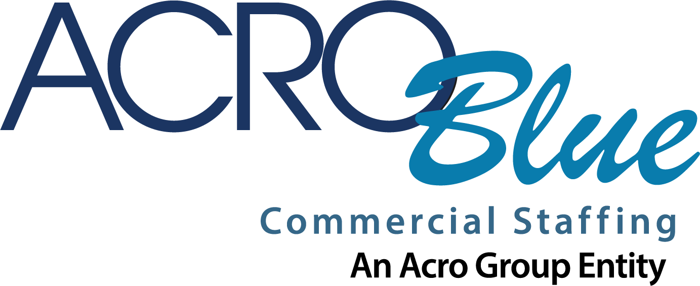 Acro Blue Commercial Staffing. An Acro Group Entity